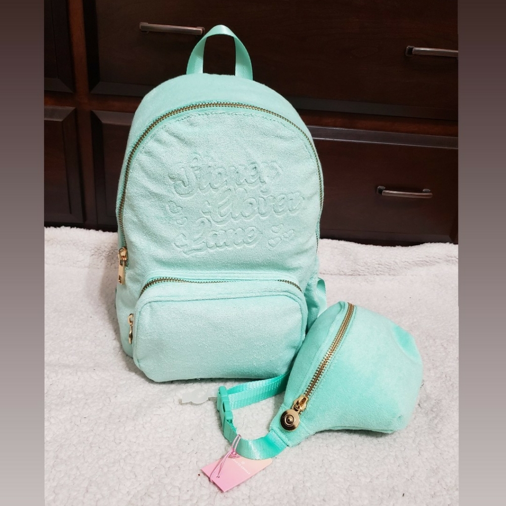 Stoney Clover Lane x Target Terry Cloth Embossed Backpack & Fanny Pack